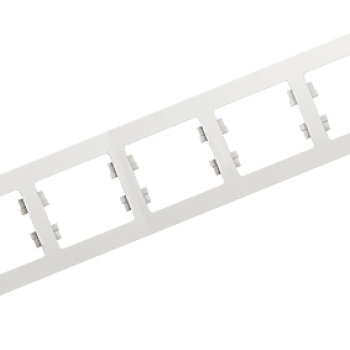 Рамка Glossa 5-ая горизонтальная белый (5)