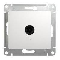 Механизм розетки Glossa телевизионная оконечная белый (10)