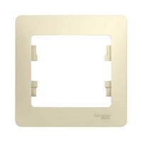 Рамка Glossa 1-ая бежевый (45)