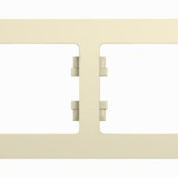 Рамка Glossa 4-ая горизонтальная бежевый (15)