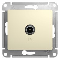 Механизм розетки Glossa телевизионная коннектор бежевый (10)