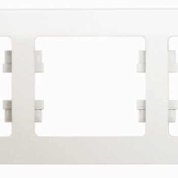 Рамка Glossa 3-ая горизонтальная перламутр (5/20)