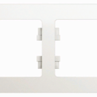 Рамка Glossa 4-ая горизонтальная перламутр (5)