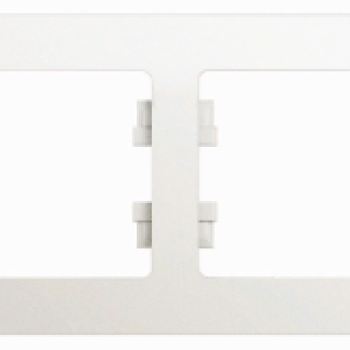 Рамка Glossa 4-ая горизонтальная перламутр (5)