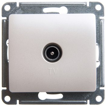 Механизм розетки Glossa телевизионная перламутр (10)