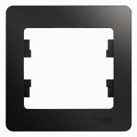 Рамка Glossa 1-ая антрацит (45)
