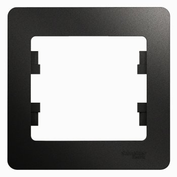Рамка Glossa 1-ая антрацит (45)