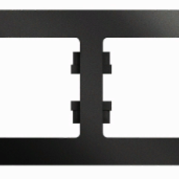 Рамка Glossa 4-ая горизонтальная антрацит (5)