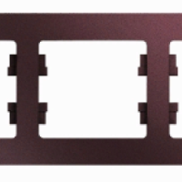 Рамка Glossa 5-ая горизонтальная баклажановый (5)