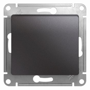 Механизм выключателя Glossa 1кл графит (20)