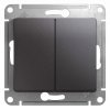Механизм выключателя Glossa 2кл графит (20)