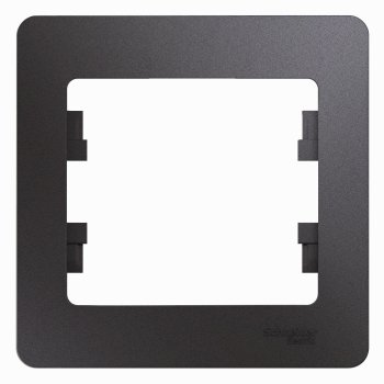 Рамка Glossa 1-ая графит (10)