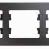 Рамка Glossa 3-ая горизонтальная графит (5)