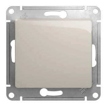 Механизм выключателя Glossa 1кл проходной молочный (20/160)