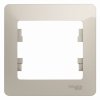 Рамка Glossa 1-ая горизонтальная молочный (45)