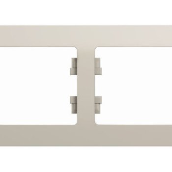 Рамка Glossa 4-ая горизонтальная молочный (5)