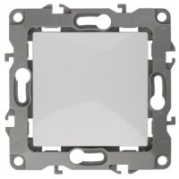 Механизм выключателя Эра 12 1кл промежут белый (10)