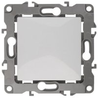 Механизм выключателя Эра 12 1кл проходной белый (10)