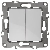 Механизм выключателя Эра 12 2кл белый (10)