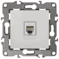 Механизм розетки Эра 12 RJ45 1-ая белый (10)