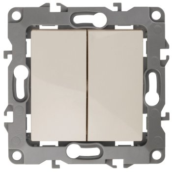 Механизм выключателя Эра 12 2кл слоновая кость (10)