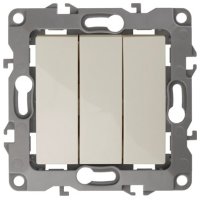 Механизм выключателя Эра 12 3кл слоновая кость (10)