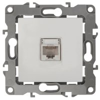 Механизм розетки Эра 12 RJ45 слоновая кость (10)