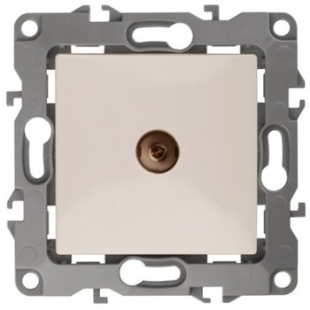 Механизм розетки Эра 12 телевизионная слоновая кость (10)