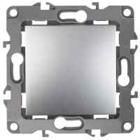 Механизм выключателя Эра 12 1кл алюминий (10)