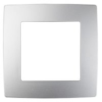 Рамка Эра 12 1-ая алюминий (20)