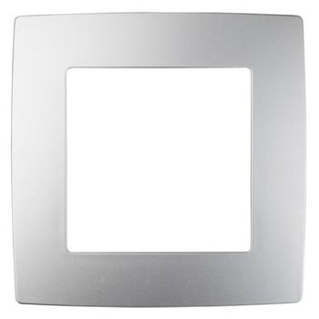 Рамка Эра 12 1-ая алюминий (20)