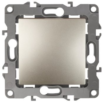 Механизм выключателя Эра 12 1кл без лапок шампань (10)