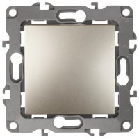 Механизм выключателя Эра 12 1кл проходной шампань (10)