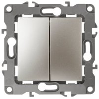 Механизм выключателя Эра 12 2кл шампань (10)