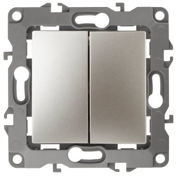 Механизм выключателя Эра 12 2кл шампань (10)