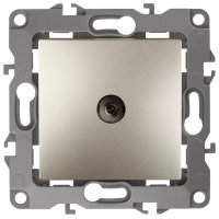 Механизм розетки Эра 12 телевизионная шампань (10)