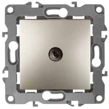 Механизм розетки Эра 12 телевизионная шампань (10)