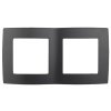 Рамка Эра 12 2-ая антрацит (10)