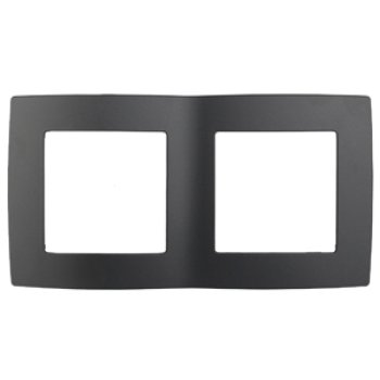 Рамка Эра 12 2-ая антрацит (10)