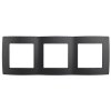 Рамка Эра 12 3-ая антрацит (15)