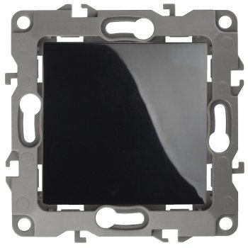 Механизм выключателя Эра 12 1кл чёрный (10)