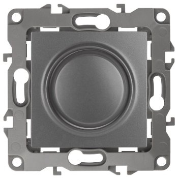 Механизм диммера Эра 12 400Вт графит (10)