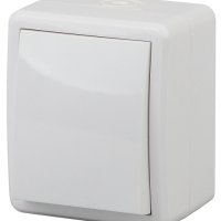 Выключатель Эра Эксперт 1кл IP54 белый (16)