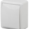 Выключатель Эра Эксперт 1кл подсветка белый (16)