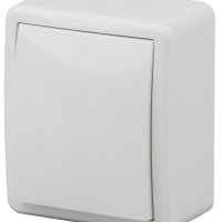 Выключатель Эра Эксперт 1кл подсветка белый (16)