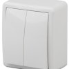Выключатель Эра Эксперт 2кл белый (16)