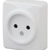 Розетка Эра Эксперт 1-ая без заземления белый (20)