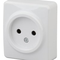 Розетка Эра Эксперт 1-ая без заземления белый (20)