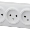 Розетка Эра Эксперт 3-ая без заземления белый (8)