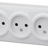 Розетка Эра Эксперт 3-ая без заземления белый (8)